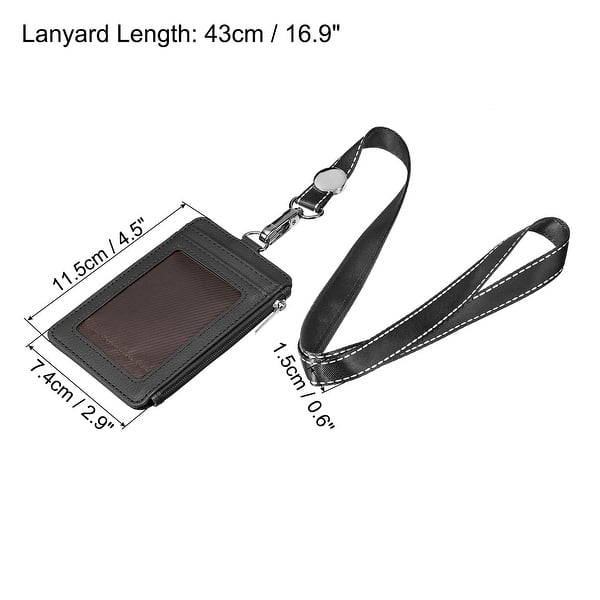 ID Badge Holder with Lanyard and Buckle, 5 Card Slots Zipper Wallet - Bed Bath & Beyond - 36550172 ID Badge Holder with Lanyard and Buckle, 5 Card Slots Zipper Wallet - Bed Bath & Beyond - 36550172