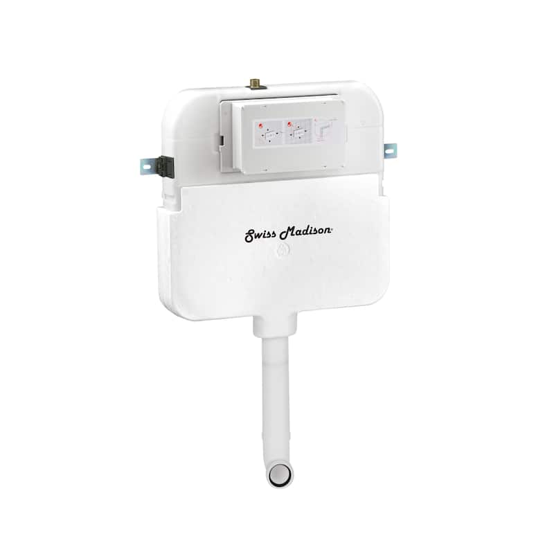 Chartres E 2' X 4' Concealed In-Wall Toilet Tank Carrier System For Back To Wall Toilet - 5" x 22" 35"