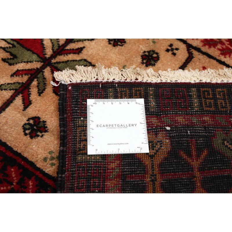 ECARPETGALLERY Hand-knotted Teimani Beige Wool Rug - 3'10 x 6'6