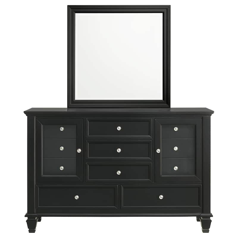 Sandy Beach Coastal Wood 11-drawer Bedroom Dresser