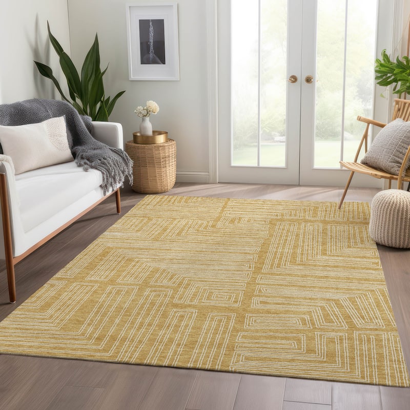 Premium Washable Super Soft Mid Century Modern Mayfield Rug