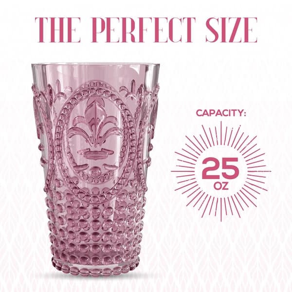 Elle Decor Set of 4 Acrylic Water Tumblers - Bed Bath & Beyond - 38339490
