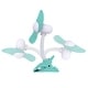 preview thumbnail 2 of 3, Dreambaby EZY-Fit Clip-On Fan, Aqua