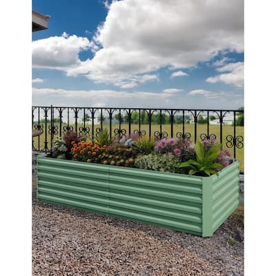 Galvanized Raised Garden Bed, for Vegetables,Flowers