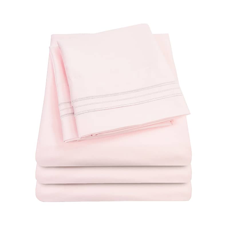 Soft Microfiber 5-piece Split King Bed Sheet Set