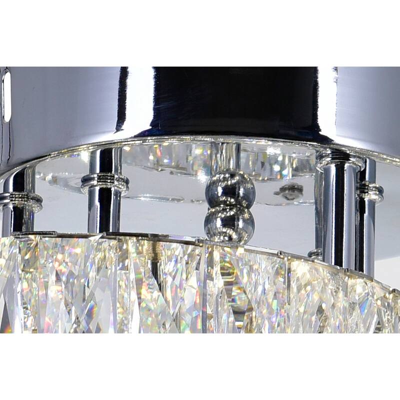 Vienna Integrated LED Chrome Flush Mount - Stainless Steel
