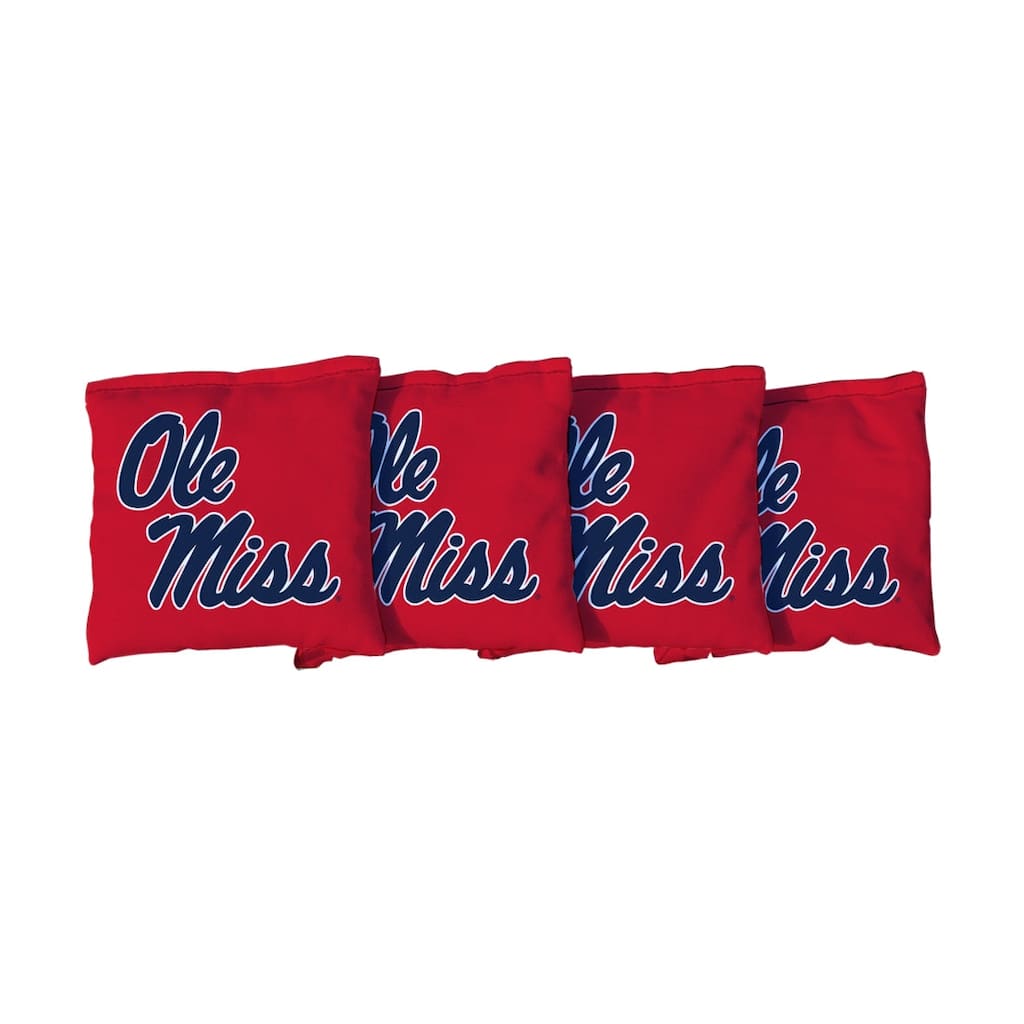 Ole Miss Rebels Red Cornhole Bags