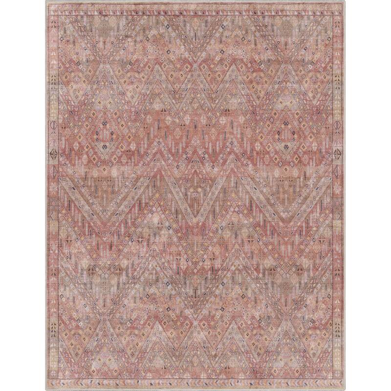 Well Woven Asha Vintage Anya Machine Washable Area Rug