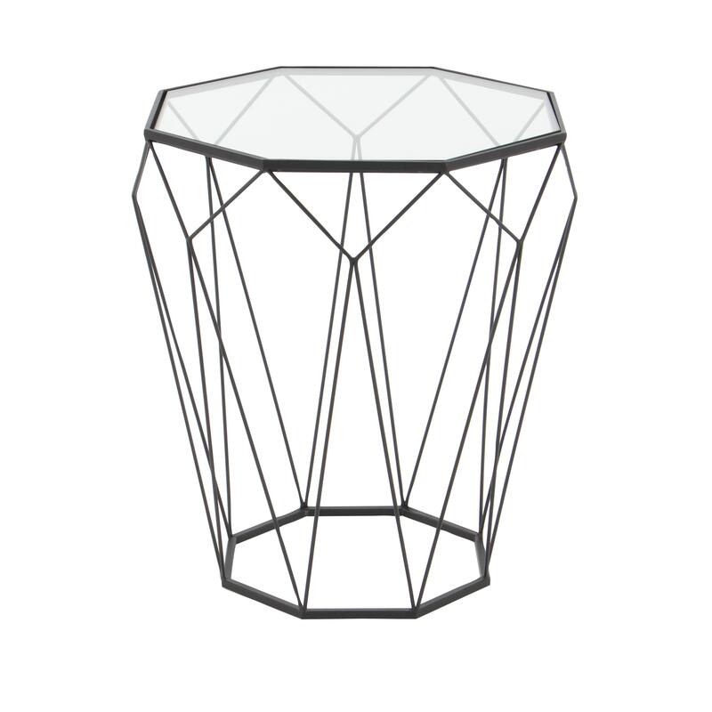 Metal Accent Table - Black - Roche River Decor