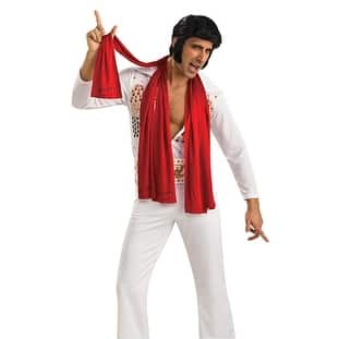 Shop Elvis Presley Red Scarves Halloween Costume Accessory One