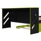 preview thumbnail 13 of 14, Full Size Wood Daybed with Twin Size Trundle,Desk and USB,Green