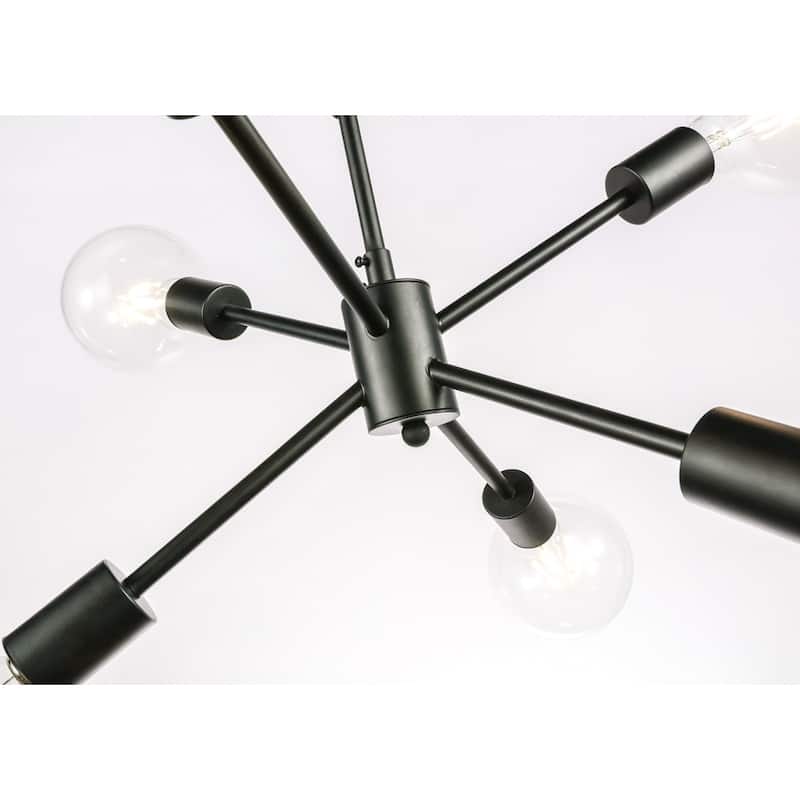 Maya 16-Inch Clear 6-Light Pendant