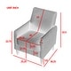 preview thumbnail 9 of 7, Modern Accent Fabric Chair Single Sofa Comfy Upholstered Arm Chair