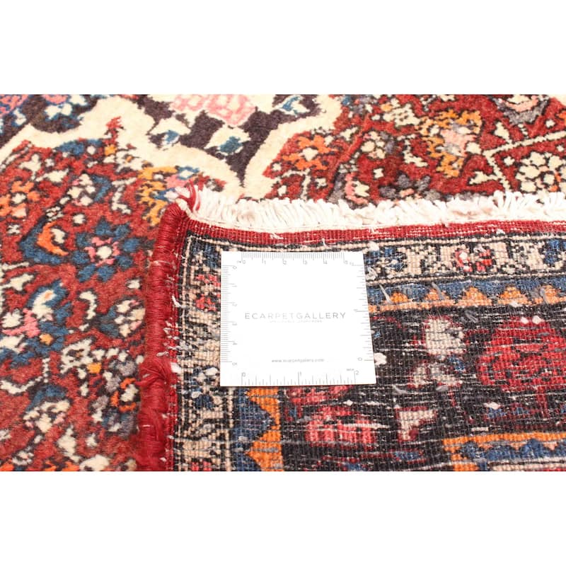 ECARPETGALLERY Hand-knotted Kayseri Red Wool Rug - 4'5 x 6'5