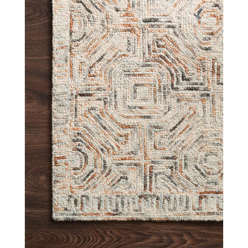 Alexander Home Aspen Rugged Hand-tufted Contemporary Wool Rug