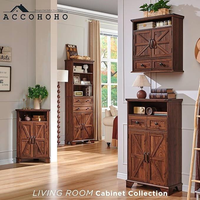 24" Farmhouse Wide Bathroom Wall Cabinet, Medicine Cabinet