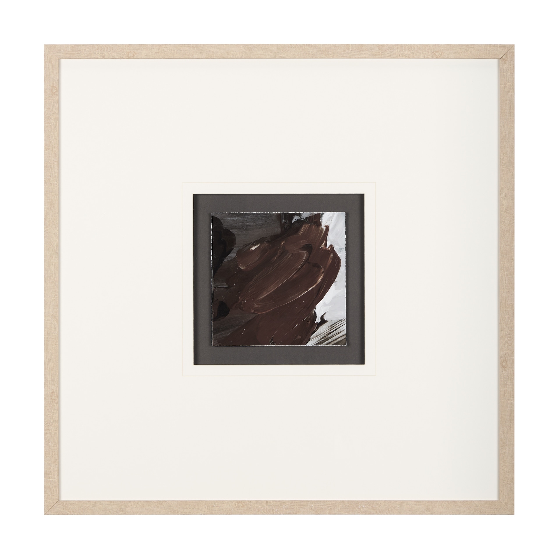 Harmonic III by Mercana Studio a Hand Embellished Textured Framed Art Print Matted under Glass