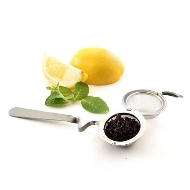 Norpro 2" Stainless Steel Mesh Tea Ball with Cup Rest Handle