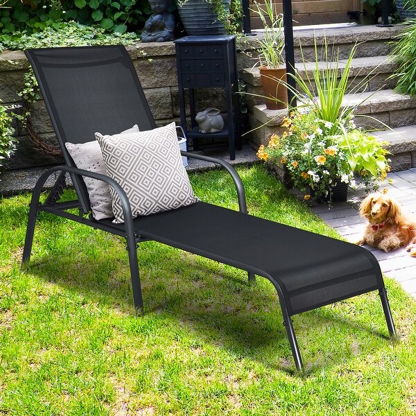 set of 2 patio lounge chairs