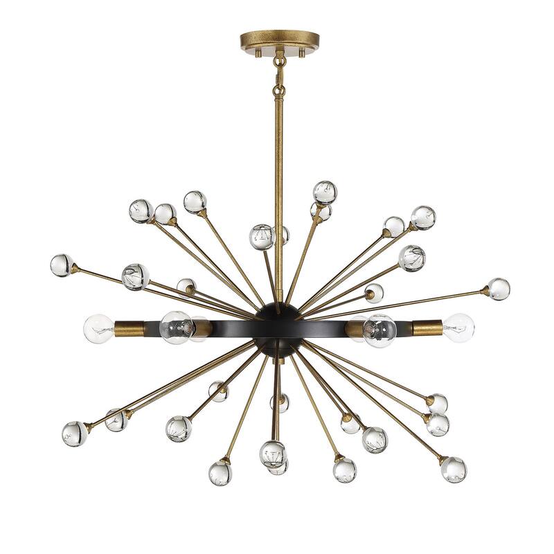 Savoy House 1-1857-6 Ariel 6 Light 25" Wide Abstract Sputnik