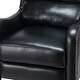preview thumbnail 166 of 166, Brigida Multifunctional Modern Genuine Leather Nailhead Trim Recliner with Adjustable Footrest Set of 2 by HULALA HOME
