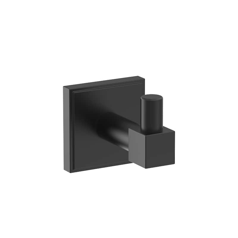 Appoint Matte Black Traditional Single Robe Hook