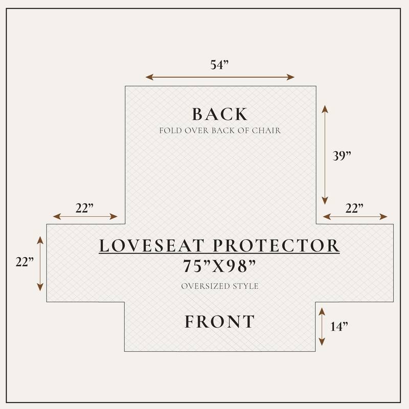 Velvet Loveseat Cover Pet Furniture Protector