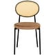 preview thumbnail 78 of 95, LeisureMod Euston Set of 2 Modern Dining Chair with Wicker Back & Upholstered Velvet Seat for Home Office Living Room & Kitchen