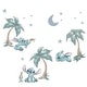 preview thumbnail 1 of 2, Bedtime Originals Disney Stitch Mural-Like Nursery Wall Decals / Stickers