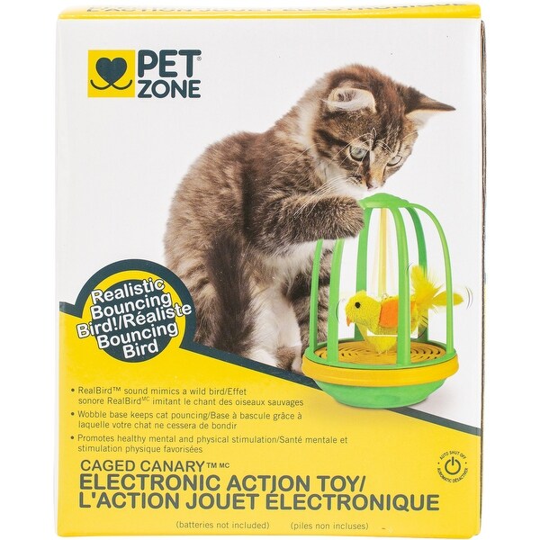 Pet Zone Electronic Action Toy-Caged Canary - Overstock ...