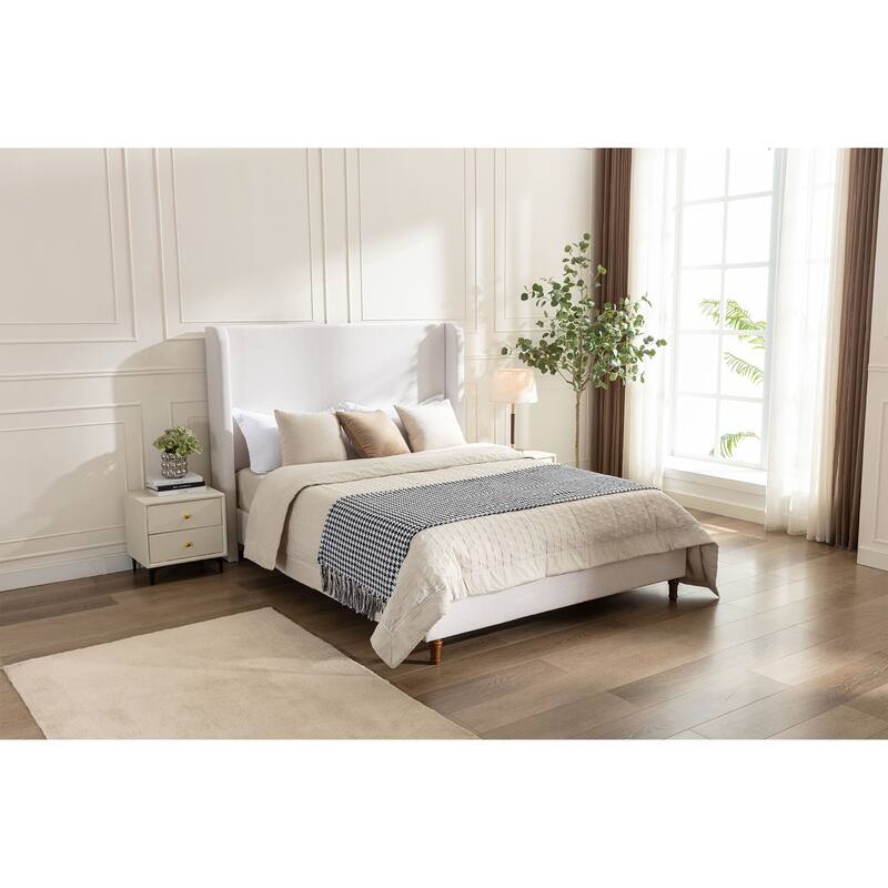 King 54" High Headboard Harper Tall Headboard Upholstered Bed