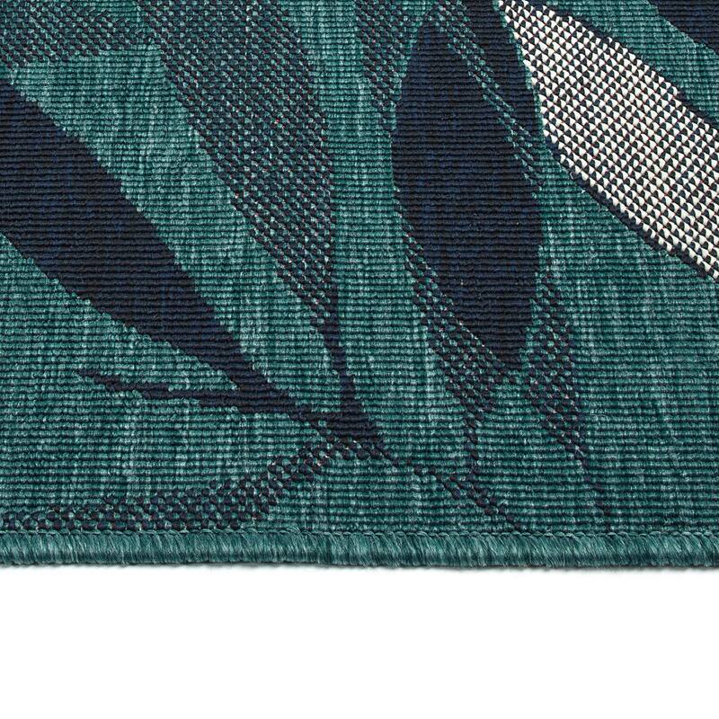 Modern Textured Cut Pile Rectangle Area Rug - 5.3x 7.6