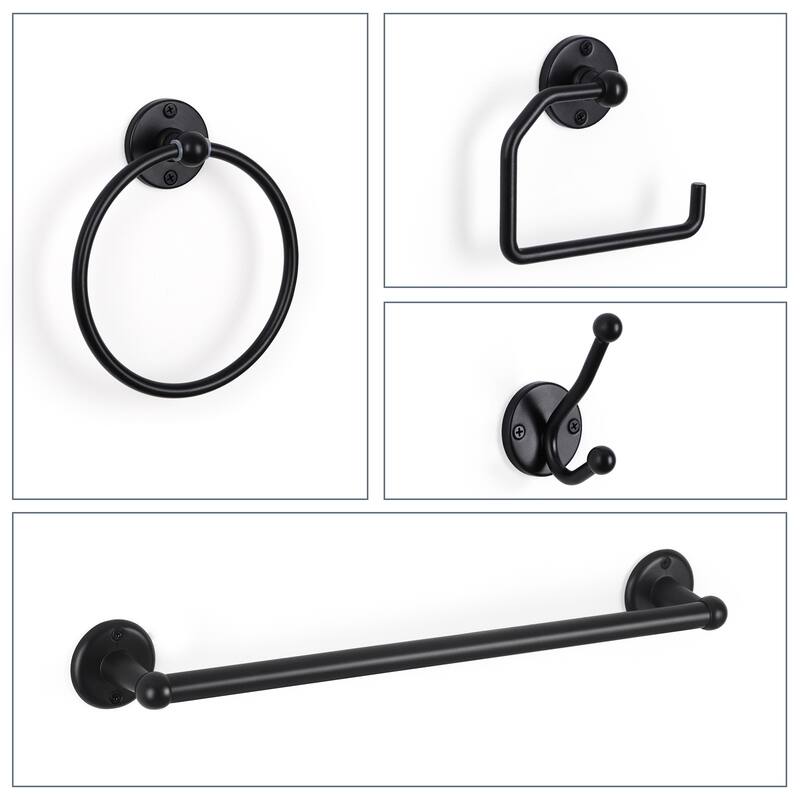 Bathroom Hardware Set, 4-Piece