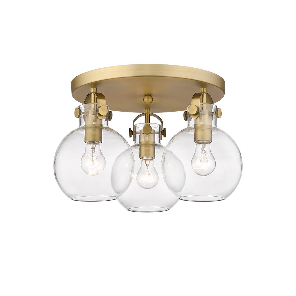 Innovations Lighting Newton Sphere - 3 Light 7" Flush Mount
