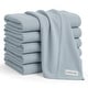 preview thumbnail 58 of 73, Baby Burp Cloths Set, Large 6-Layer, 100% Cotton Comfy Cubs Pacific Blue 6P