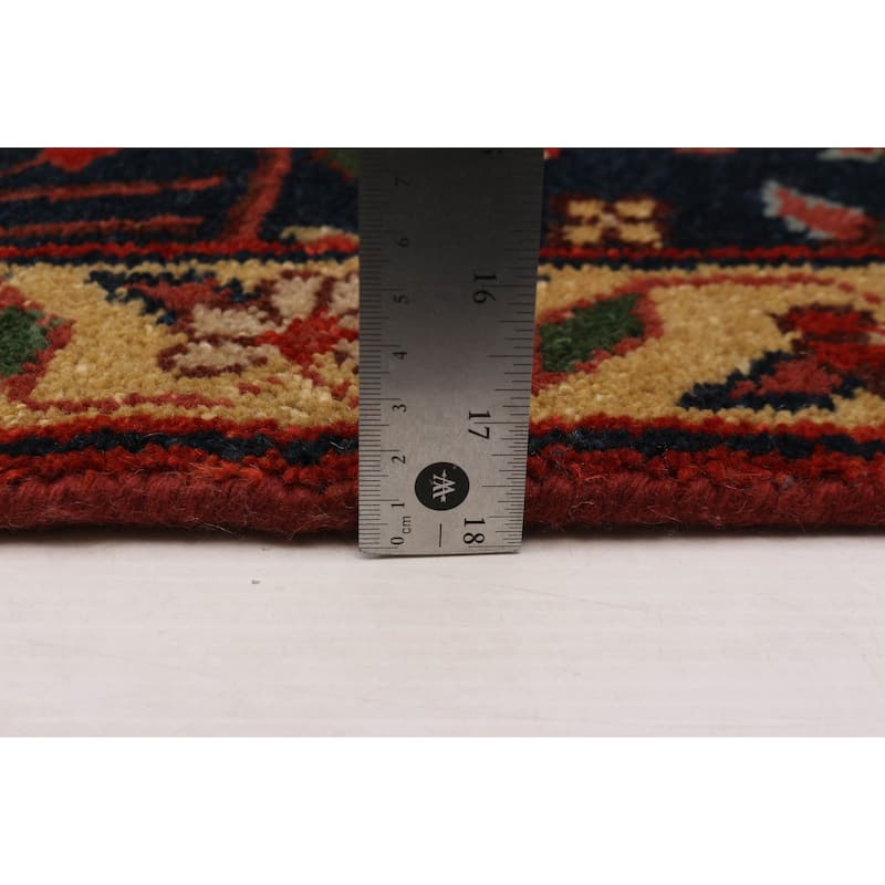 ECARPETGALLERY Hand-knotted Serapi Heritage Red Wool Rug - 9'0 x 11'11