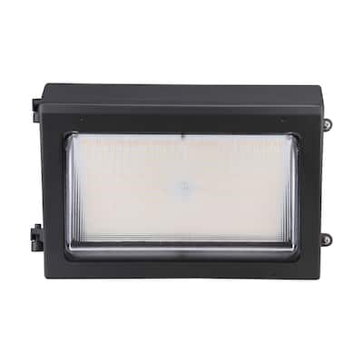 CCT and Wattage Adjustable (29W/40W/60W) LED Wall Pack Integrated Bypassable Photocell 120-277 V