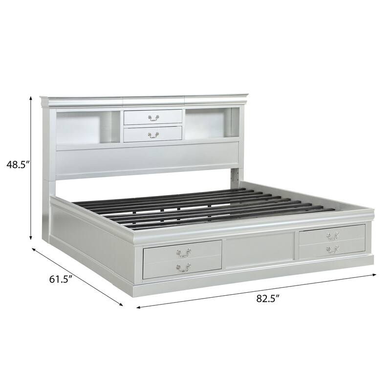 Cavender Storage Bed with 5-Drawer