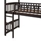 preview thumbnail 16 of 25, Wooden Twin Size House-shaped Loft Bed with Slide, Ladder and Guardrails
