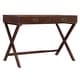 preview thumbnail 48 of 78, Kenton X Base Wood Accent Campaign Writing Desk iNSPIRE Q Modern Espresso