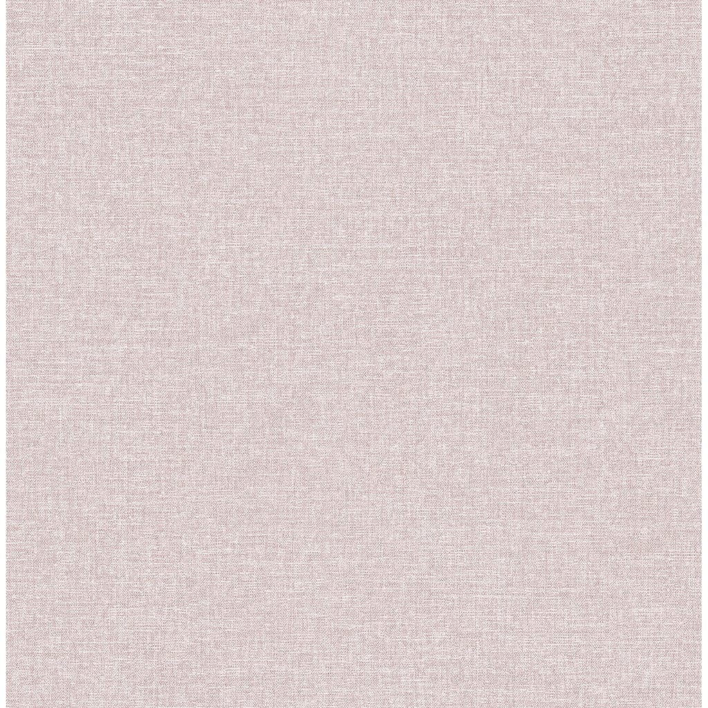 Brewster Glen Pink Linen Wallpaper