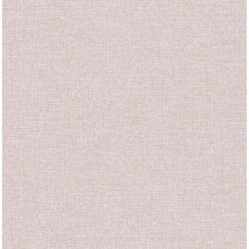 Brewster Glen Pink Linen Wallpaper