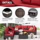 preview thumbnail 15 of 62, EROMMY 6/7 Piece Modular Outdoor Rattan Sofa Set, All-Weather Wicker Patio Furniture with Storage Table, Cushions & Pillows