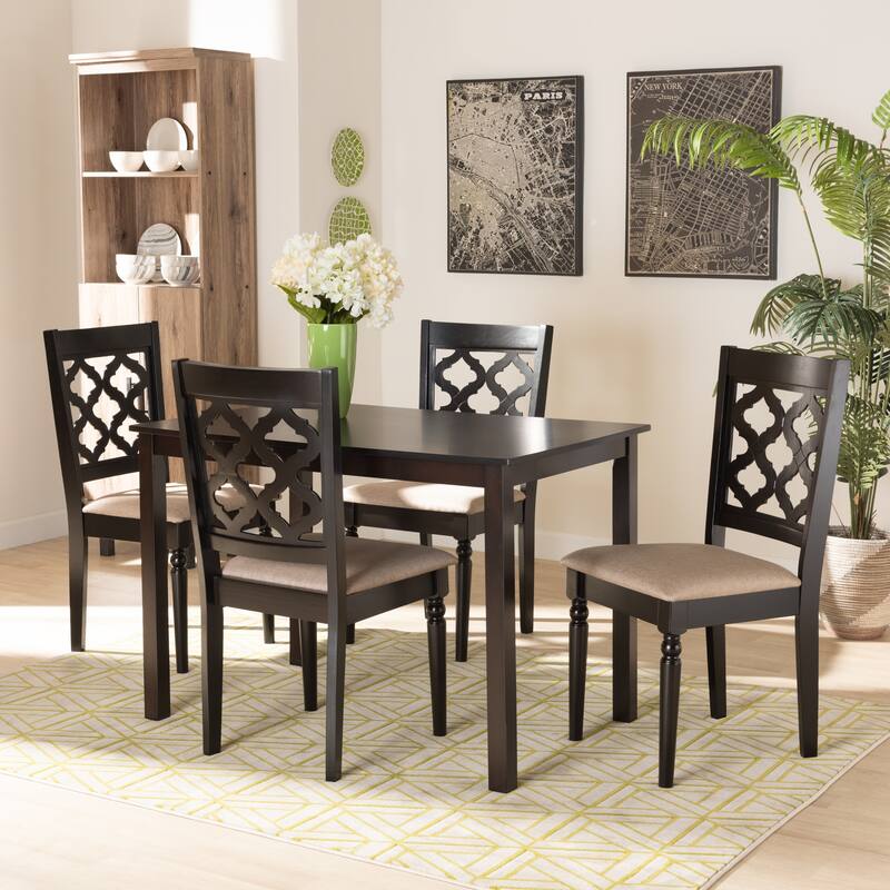 Ramiro Modern and Contemporary Transitional 5-Piece Dining Set