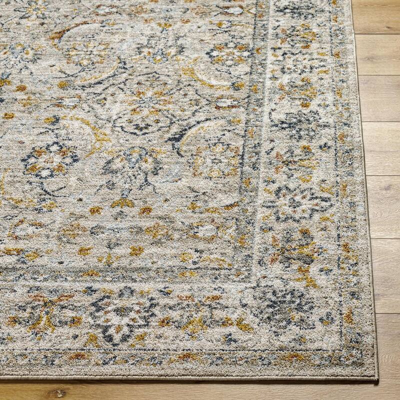 Livabliss Transitional Beckham Medallion Area Rug