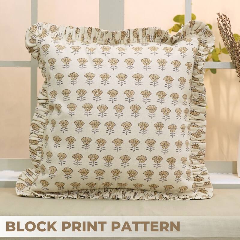 Square Pillow Cover By Fabdivine For Your Livingroom - KOHINOOR