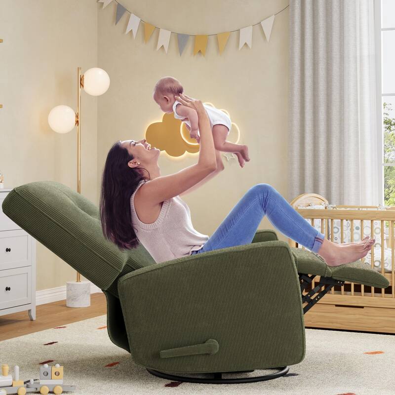 Recliner Chairs,Swivel Rocker Recline,Glider Recliner Chair, Recliner Chair for Adults,360°Swivel Glider Rocking Chair