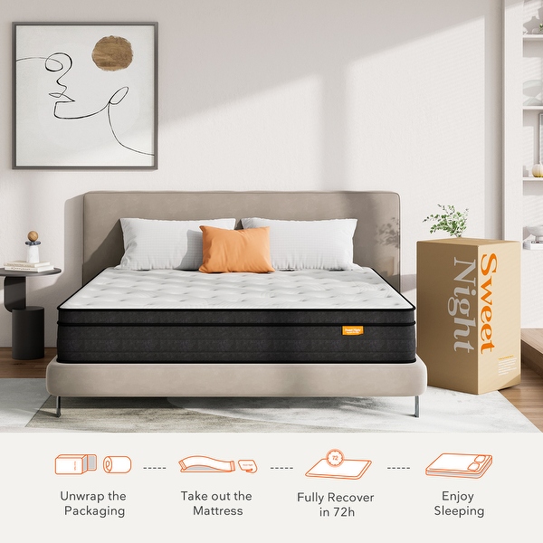 Sweetnight Twilight 10 Gel Memory Foam Mattress Hybrid Mattress On Sale Bed Bath Beyond 39120768