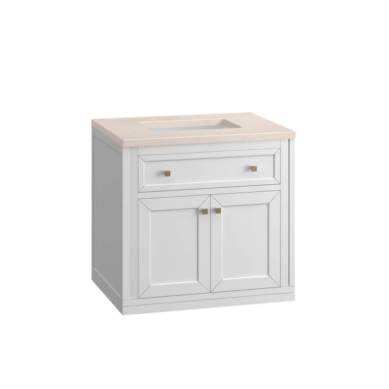 James Martin Vanities Chicago 30" Single Basin Hardwood Vanity Set