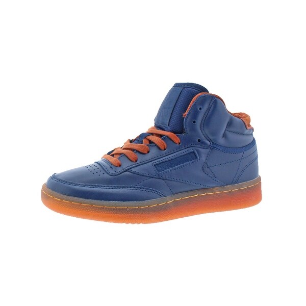 Shop Reebok Mens Club C Mid Cord Fashion Sneakers ...